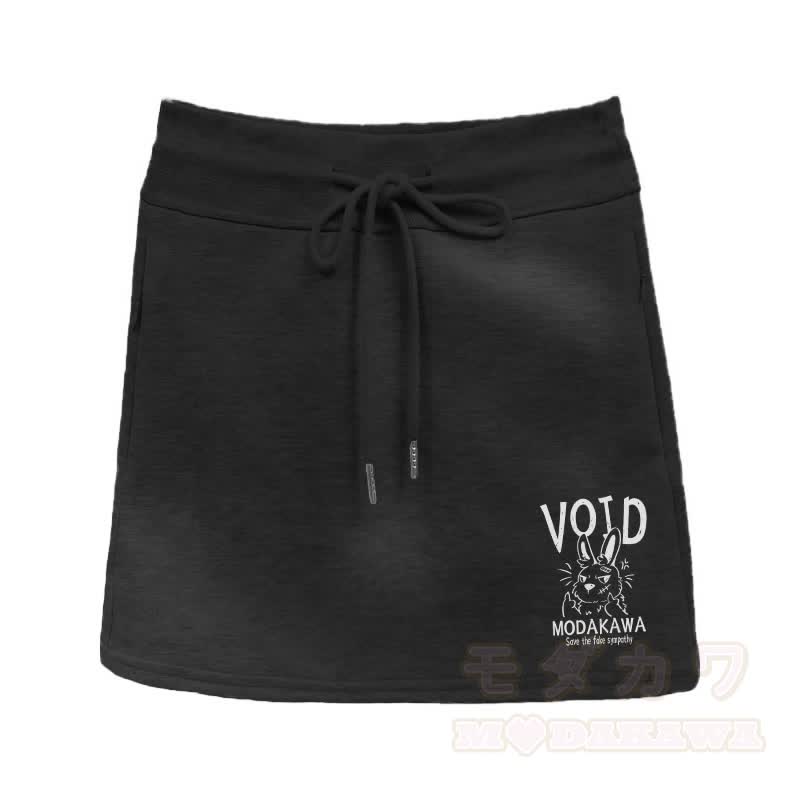 MODAKAWA VOID グランピーバニー グラフィック Aラインスカート - 黒 - 2XL - image 2