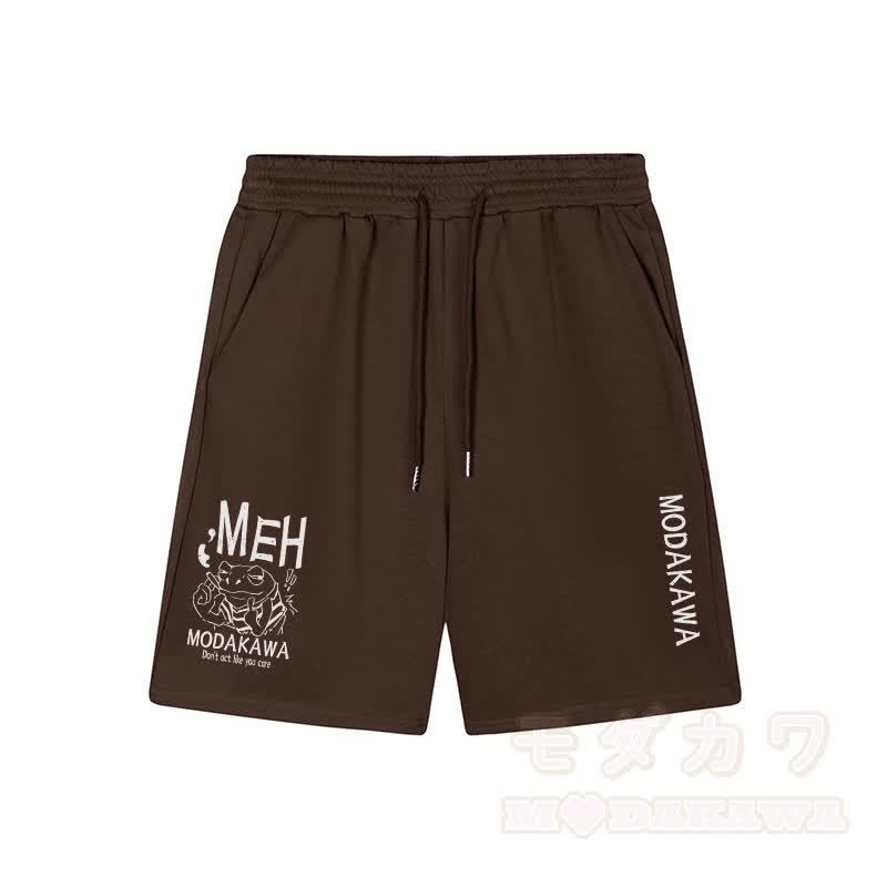 MODAKAWA MEH グランピー・スモーキング・フロッグ グラフィックショーツ - 茶色 - 5XL - image 4