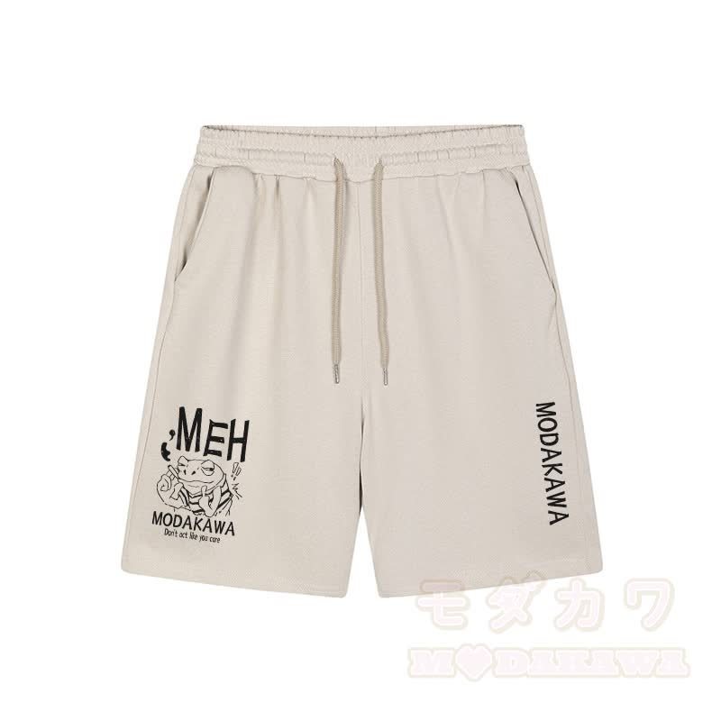 MODAKAWA MEH グランピー・スモーキング・フロッグ グラフィックショーツ - アプリコット - 5XL - image 1