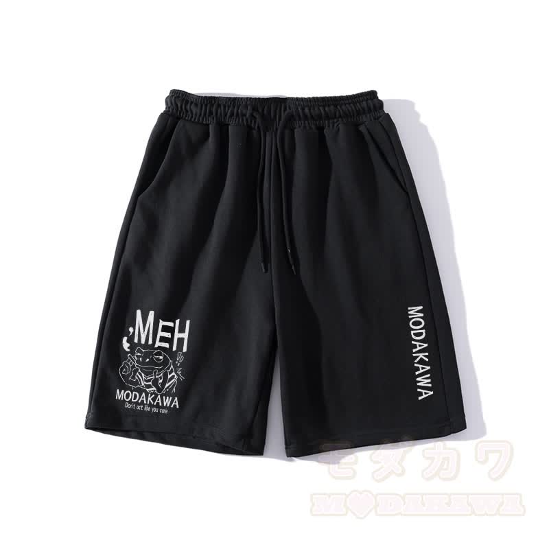 MODAKAWA MEH グランピー・スモーキング・フロッグ グラフィックショーツ - 黒 - 5XL - image 3
