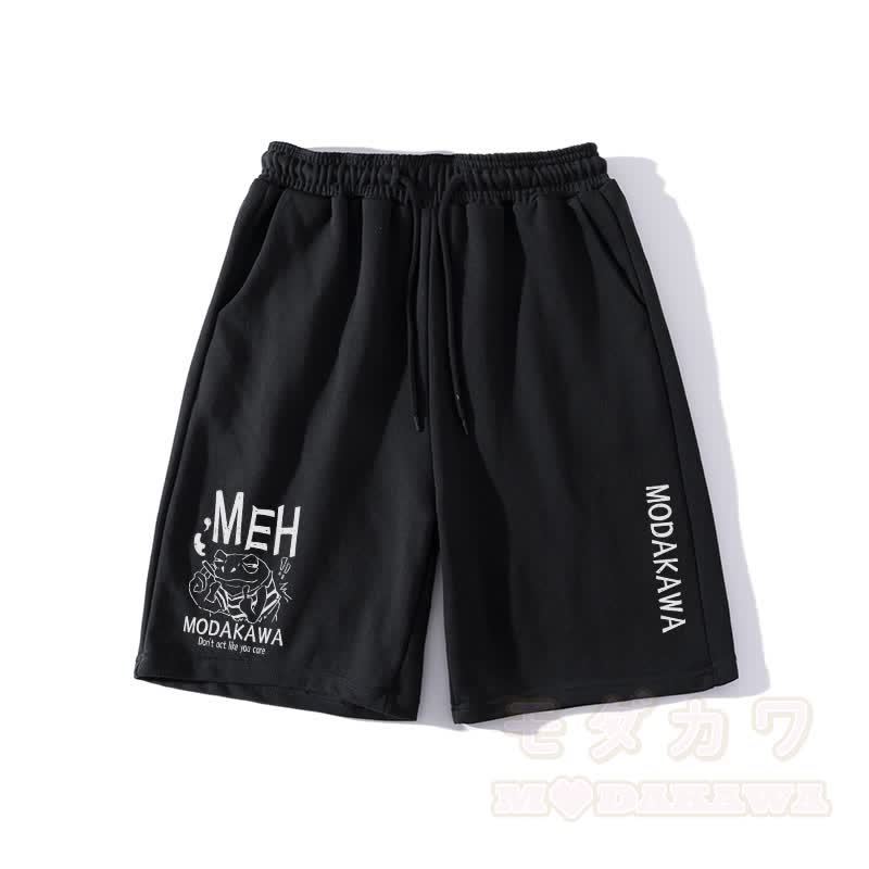 MODAKAWA MEH グランピー・スモーキング・フロッグ グラフィックショーツ - 黒 - 5XL - image 3