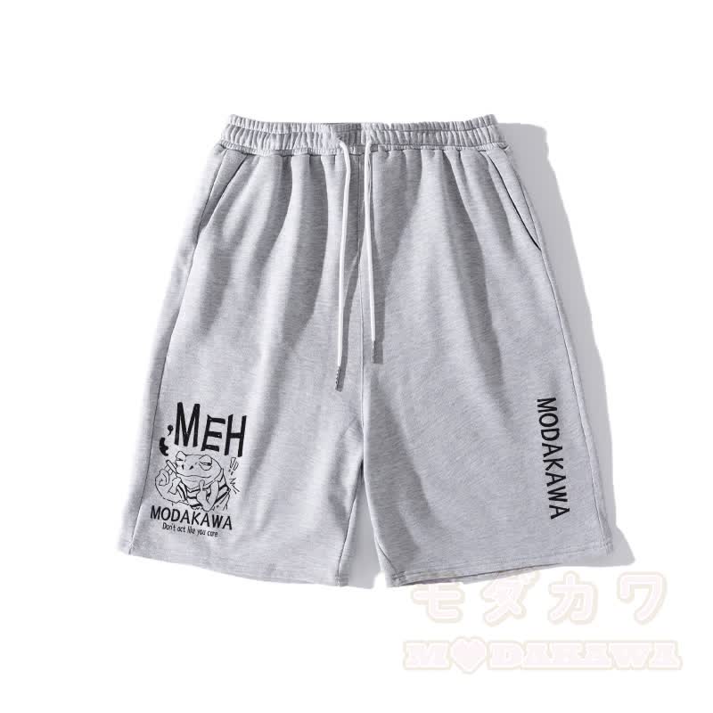 MODAKAWA MEH グランピー・スモーキング・フロッグ グラフィックショーツ - グレー - 5XL - image 2
