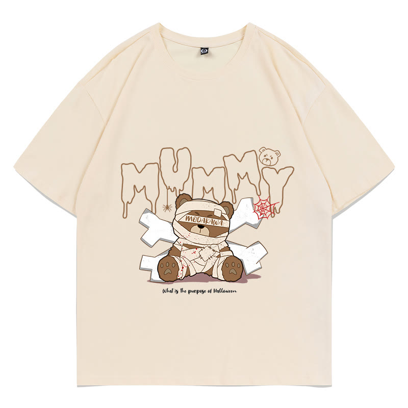 MODAKAWA ミイラベア グラフィックTシャツ - Apricot - 5XL - image 1