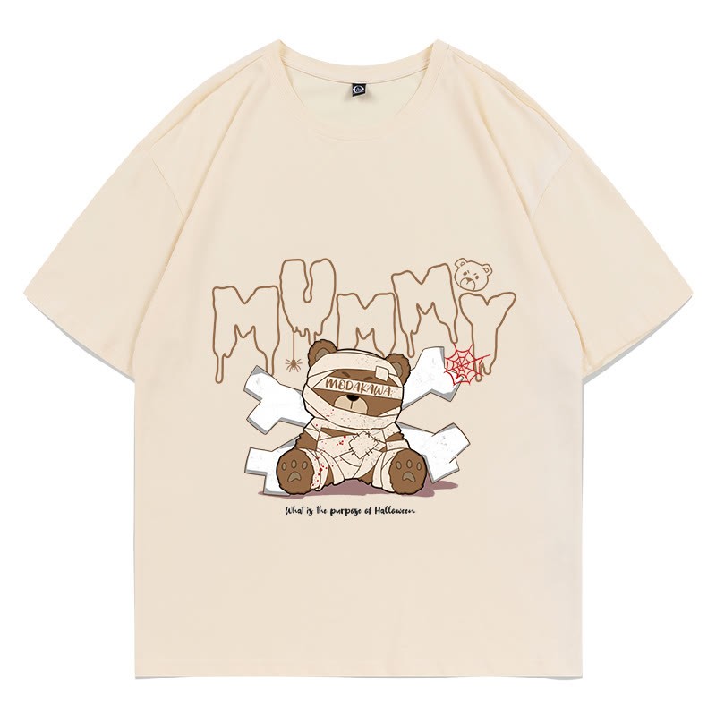 MODAKAWA ミイラベア グラフィックTシャツ - Apricot - 5XL - image 1