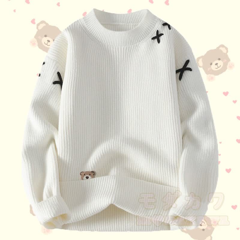 ベアニットセーターポケットパンツ2点セット - image 2