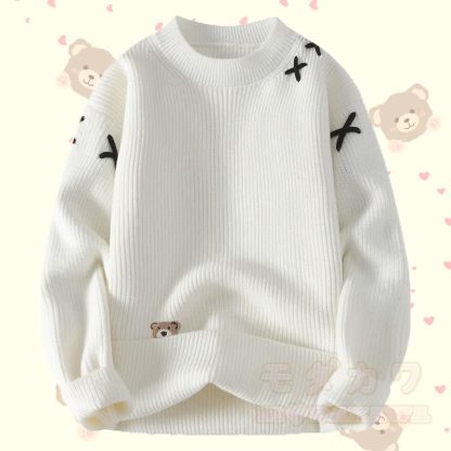 ベアニットセーターポケットパンツ2点セット - image 2