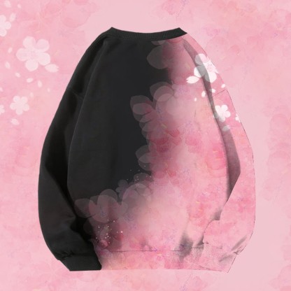 MODAKAWA フラワーグラデーション オールオーバープリント ユニセックス スウェットシャツ - image 2