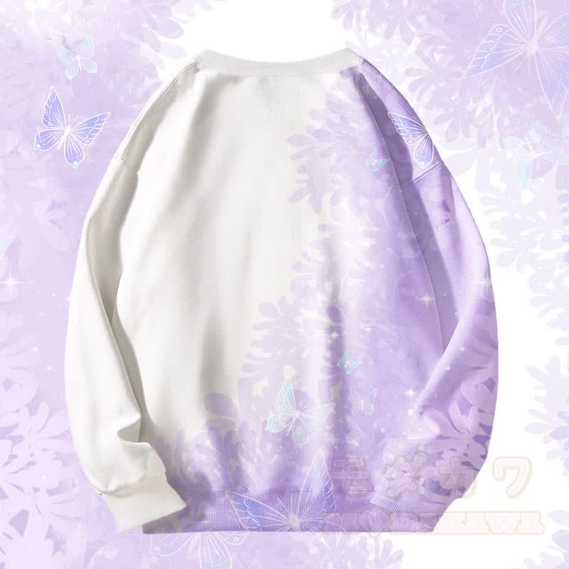 MODAKAWA バタフライグラデーション オールオーバープリント ユニセックス スウェットシャツ - image 2