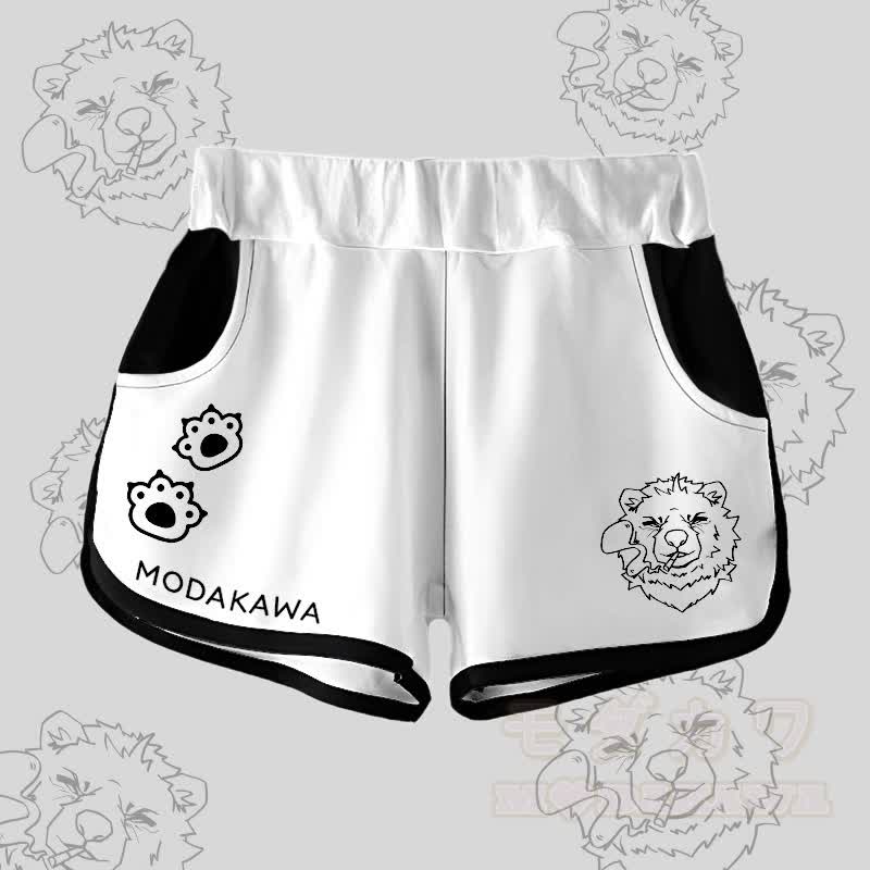 MODAKAWA スモーキングベア グラデーションショーツ - 白 - 5XL - image 3