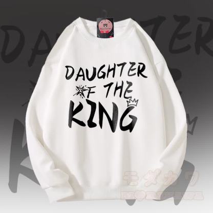 MODAKAWA DAUGHTER OF THE KING グラフィック ユニセックス スウェットシャツ - 白 - 5XL - image 3