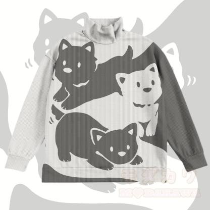 MODAKAWA パピーグラフィック オールオーバープリント ワッフル スウェットシャツ - グレー - 4XL - image 1