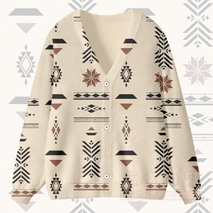 MODAKAWA ジオメトリックグラフィックカーディガントップス - アプリコット - 4XL - image 1