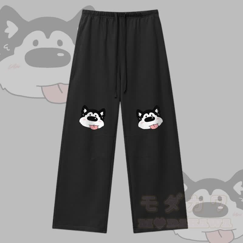 MODAKAWA タンアウトドッググラフィックドローストリングパンツ - 黒 - XL - image 5