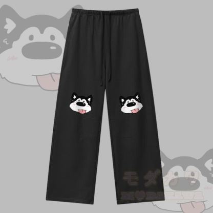 MODAKAWA タンアウトドッググラフィックドローストリングパンツ - 黒 - XL - image 5