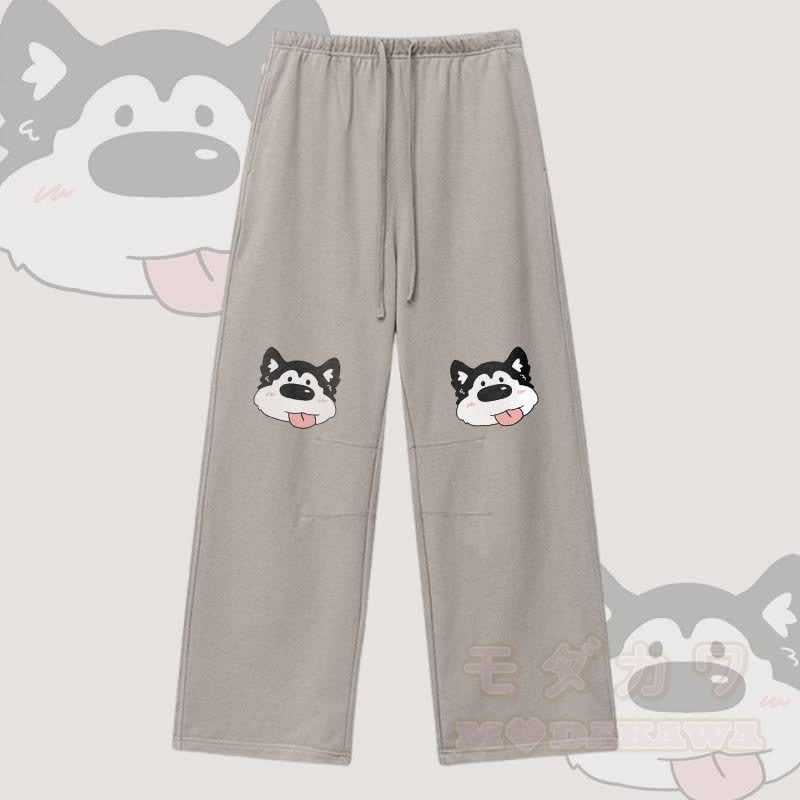 MODAKAWA タンアウトドッググラフィックドローストリングパンツ - ライトブラウン - XL - image 2