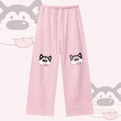 MODAKAWA タンアウトドッググラフィックドローストリングパンツ - ピンク - XL - image 1