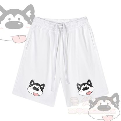 MODAKAWA タンアウトドッググラフィックドローストリングショーツ - 白 - 2XL - image 5