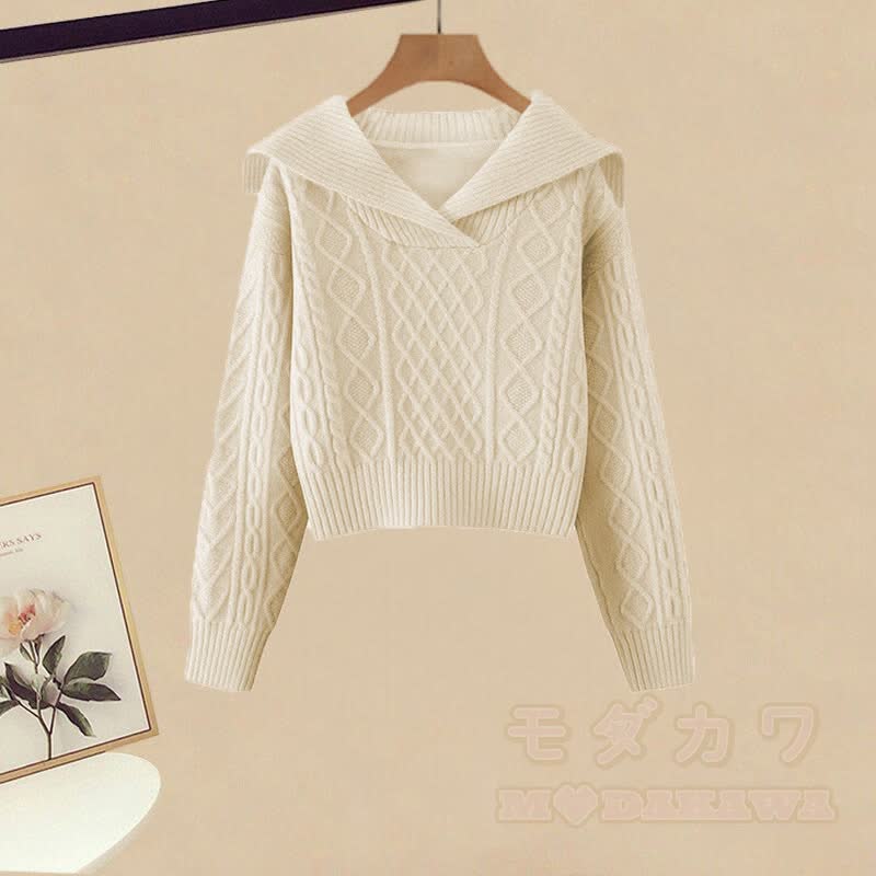 ニットセーター ベア デニム オーバーオール マッチング アウトフィット - セーター（シングル） - フリー - image 2