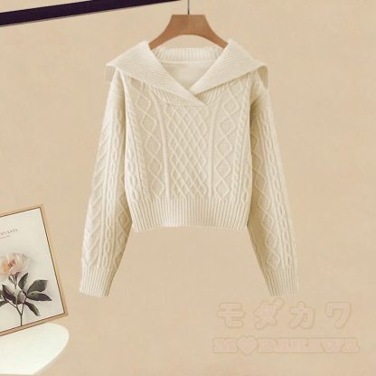 ニットセーター ベア デニム オーバーオール マッチング アウトフィット - セーター（シングル） - フリー - image 2