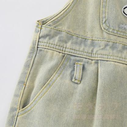 ニットセーター ベア デニム オーバーオール マッチング アウトフィット - image 6