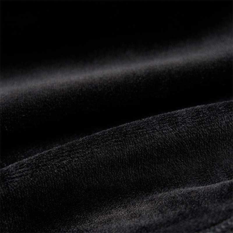 光る蝶のグラフィックフェイクレイヤードフリース裏地スウェットシャツドレス - image 3