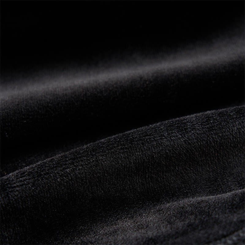 光る蝶のグラフィックフェイクレイヤードフリース裏地スウェットシャツドレス - image 3