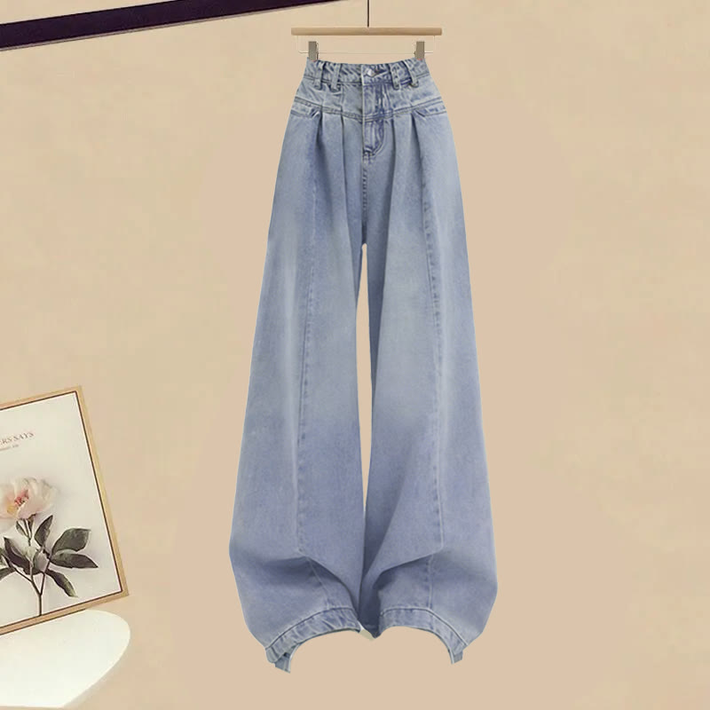 Halter Top Denim Pants Matching Outfit - Pants (Single) - XL - image 3