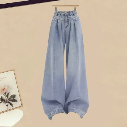 Halter Top Denim Pants Matching Outfit - Pants (Single) - XL - image 3
