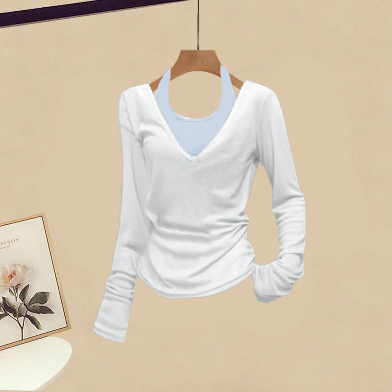 Halter Top Denim Pants Matching Outfit - Top (Single) - XL - image 2