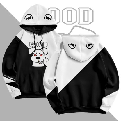 MODAKAWA GOOD スモーキングパピー グラフィック オールオーバープリント プルオーバーパーカー - White - 6XL - image 3