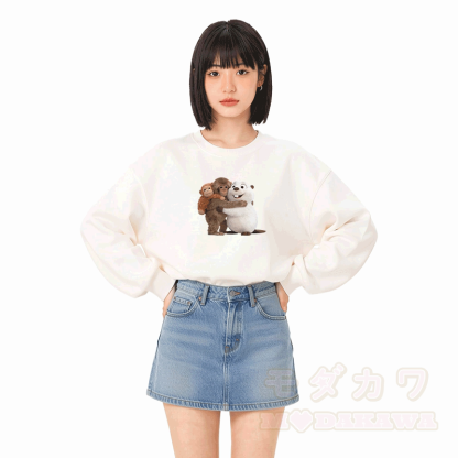 PUNCH モンキー フグ グラフィックModakawaスウェットシャツ - image 2