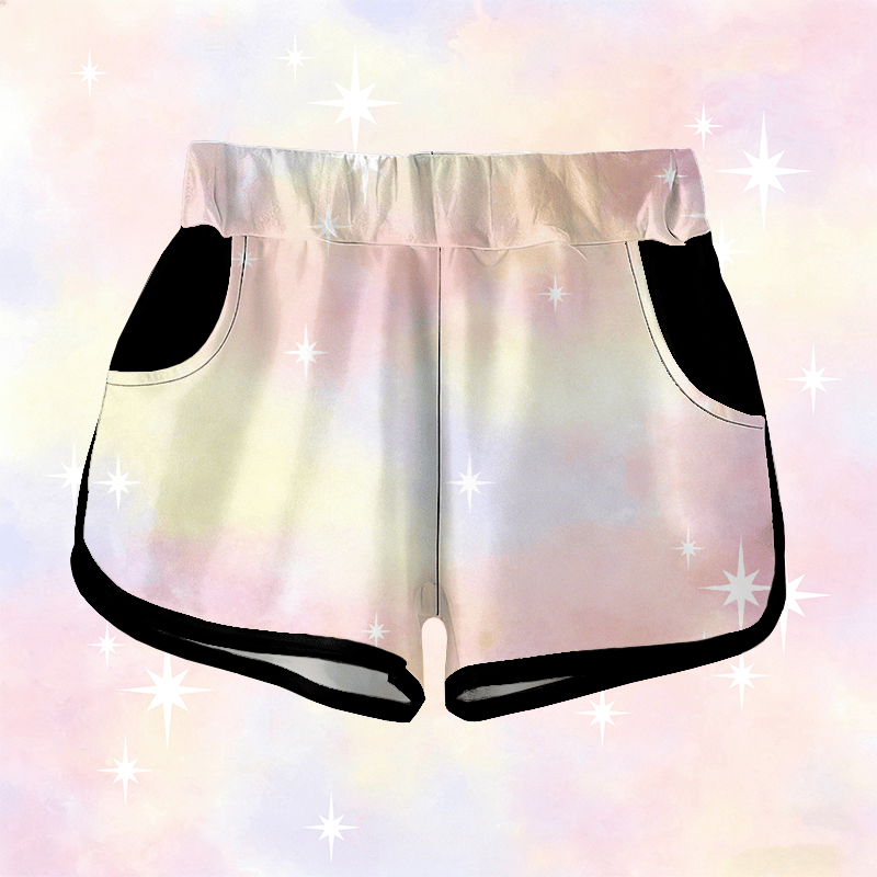 パステルスターズ グラフィックModakawaショーツ - Multicolor - 5XL - image 1