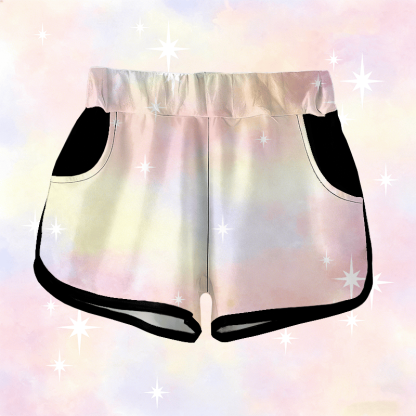 パステルスターズ グラフィックModakawaショーツ - Multicolor - 5XL - image 1