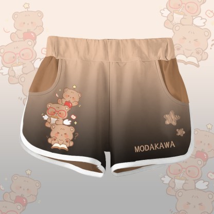 ベアグラフィックModakawaショーツ - Brown - 5XL - image 1