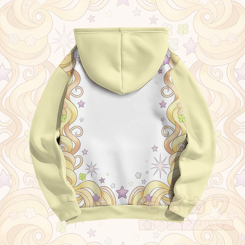 マキシマリストレインボーキャットグラフィックModakawaカラーブロックプルオーバーパーカー - image 6