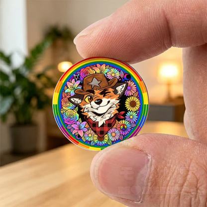MODAKAWA × atka レインボーフォックスは肉が欲しいキーホルダー ポケットハグ 誕生日プレゼント - image 2