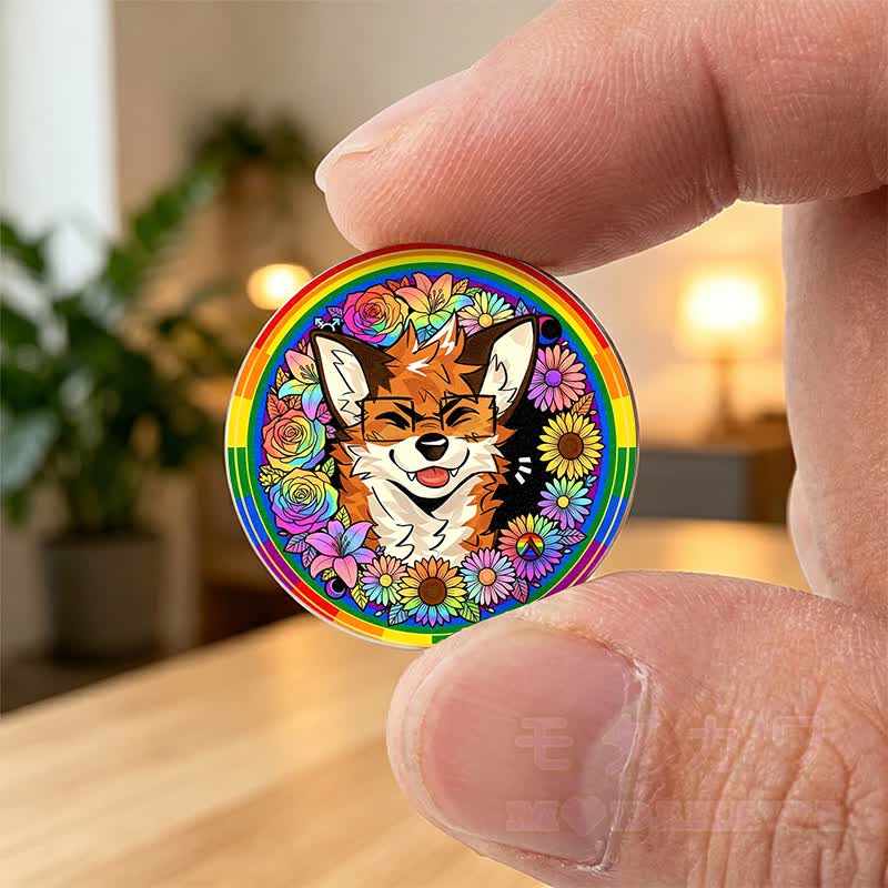 MODAKAWA × atka レインボーカット タイガーフォックス キーホルダー ポケットハグ 誕生日プレゼント - image 3