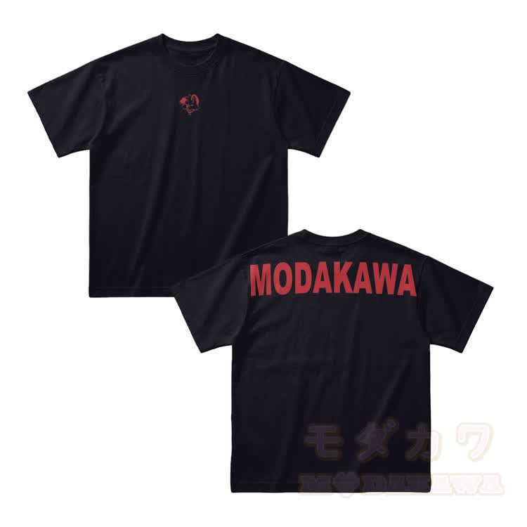 MODAKAWA × popipeko パピー グラフィック オーバーサイズ綿ドロップショルダー Tシャツ - 黒 - 4XL - image 2