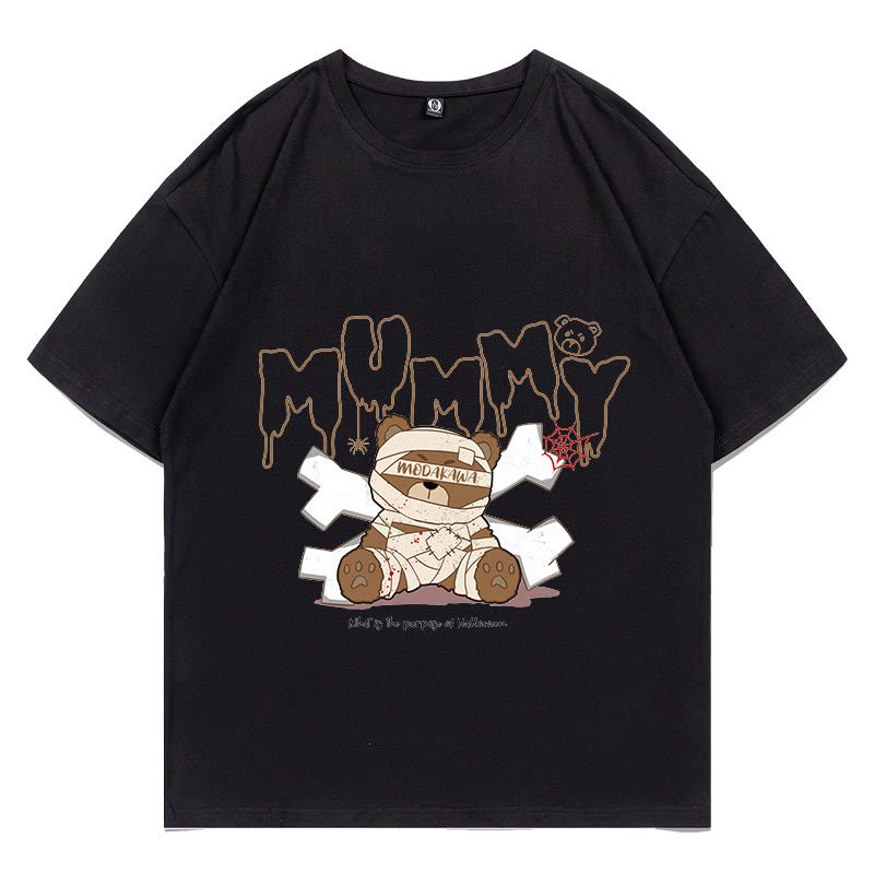 MODAKAWA ミイラベア グラフィックTシャツ - Black - 5XL - image 4