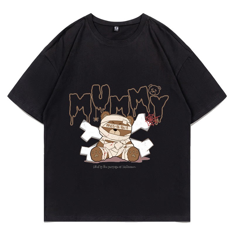 MODAKAWA ミイラベア グラフィックTシャツ - Black - 5XL - image 4