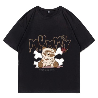 MODAKAWA ミイラベア グラフィックTシャツ - Black - 5XL - image 4