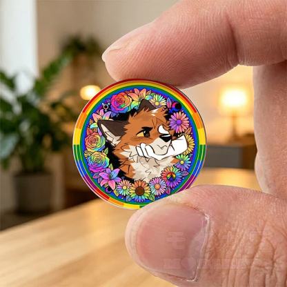 MODAKAWA × atka レインボーフォックスが食事をするキーホルダー ポケットハグ 誕生日プレゼント - image 3