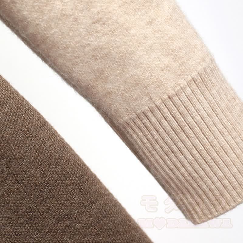 レースニットベルトセータードレス - image 5