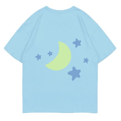 月星文字プリントModakawaTシャツ - image 6