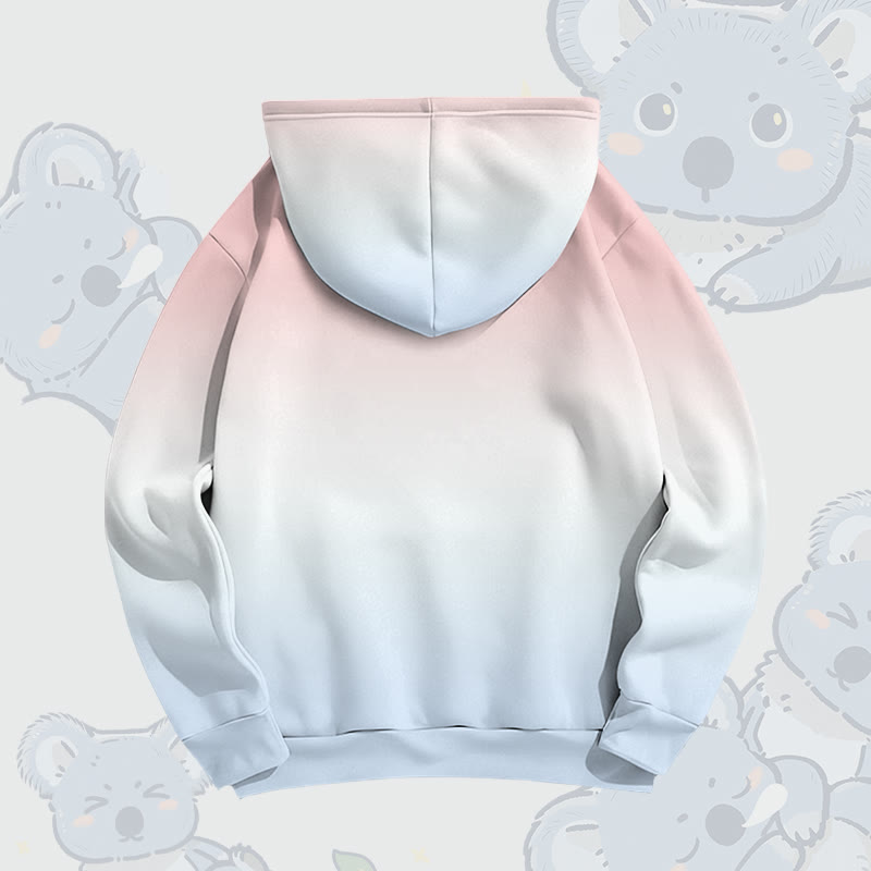 コアラグラフィックModakawaグラデーション プルオーバーパーカー - image 5