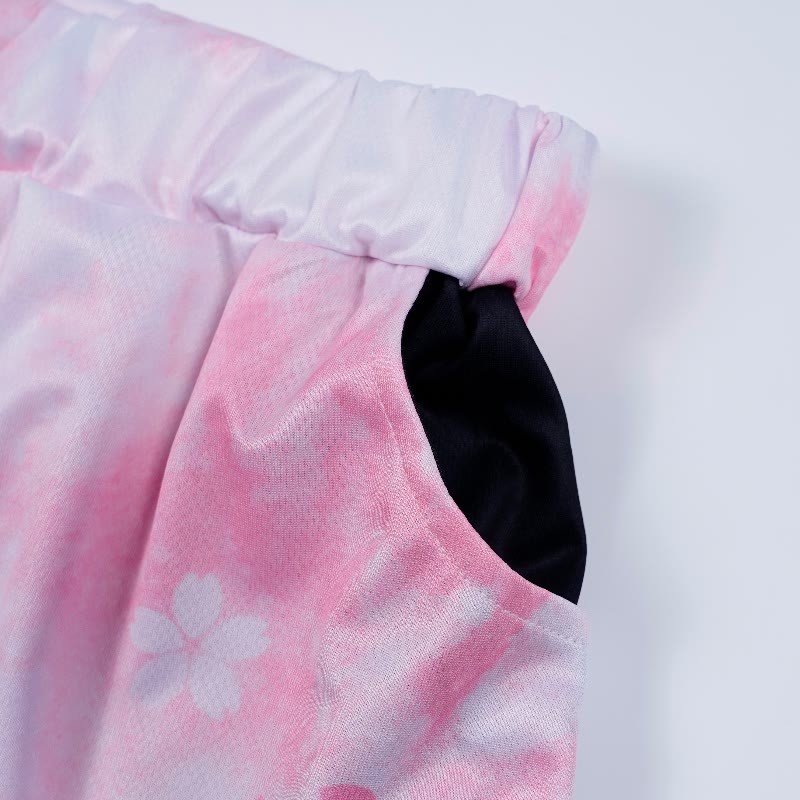  グラデーション桜プリントModakawaショートパンツ - image 4