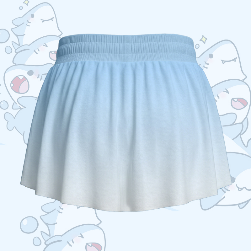 シャークグラフィックModakawaポケットスコート - image 5