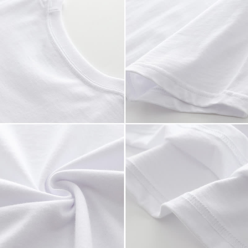 漫画のクマの文字プリントTシャツとパンツスカートのマッチング衣装 - image 6