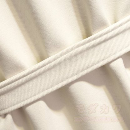 襟付きベルト付きパッド入りコート - image 6