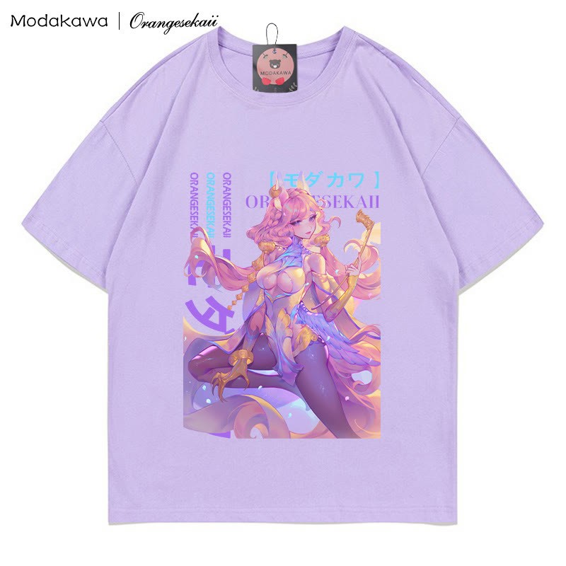 MODAKAWA × orangesekaii ヴァインプリントTシャツ - Purple - 5XL - image 4